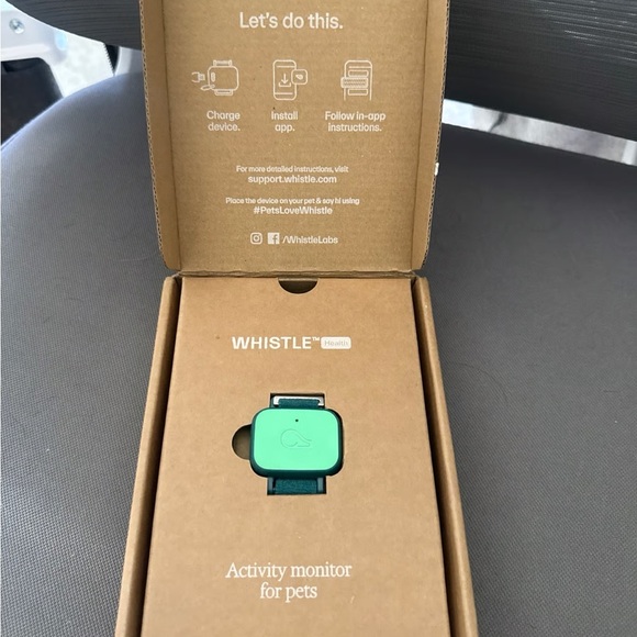 NEW Whistle Health Monitor Smart Device Dog Fitness Activity Tracker- Unpaired